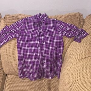 Purple flannel ( for kids )